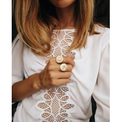 Bague fil texture Grand palais