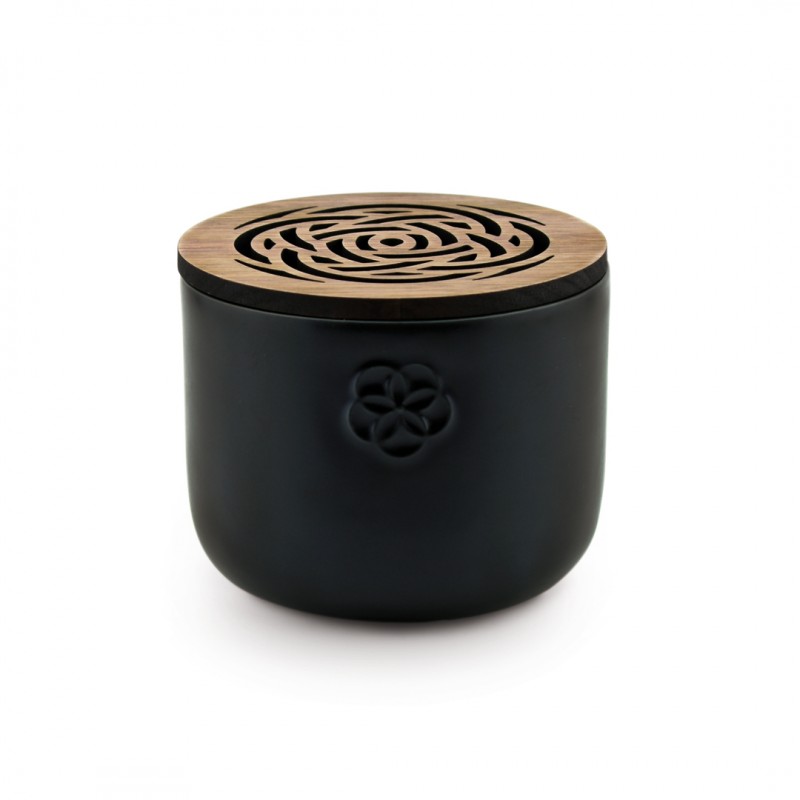 5 senses scented candle - Black