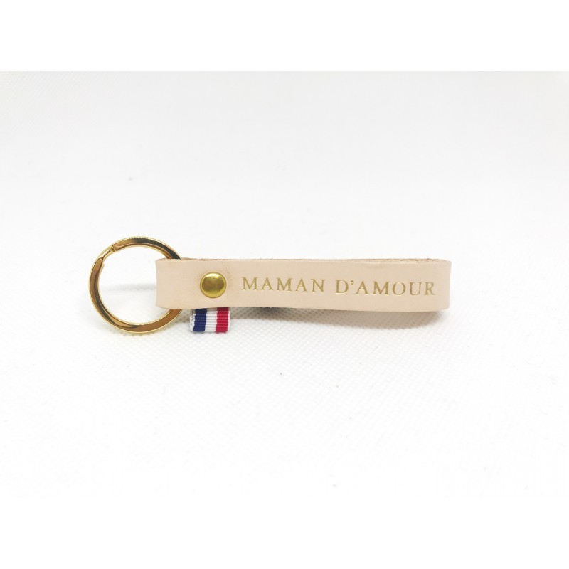 Personalized Leather Keychain - Until november 25th only!