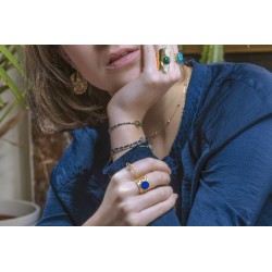 Collier chaine boule