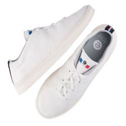 Eco-recycled winter sneakers - White