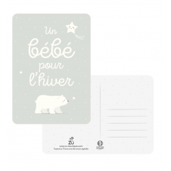 Birth card - Spring,...