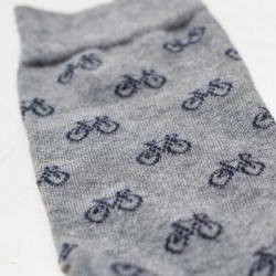 Chaussettes motifs vélo - Plusieurs coloris