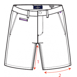 Carlo cotton shorts - 3 coloris