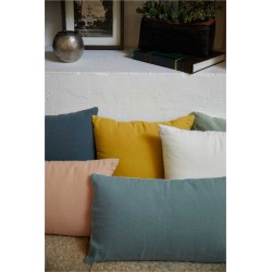 Washed linen cushions
