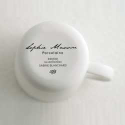 Mugs en porcelaine - Silhouette de femmes