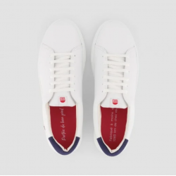 912 Shoes - White & Denim