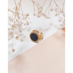 Imperial ring - Black Agathe