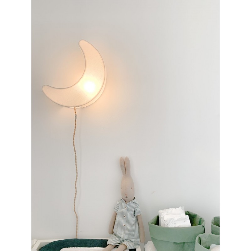 staged moon lamp
