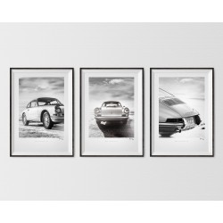 Triptych 1965 Porsche 911