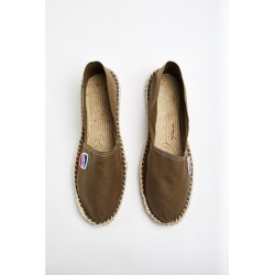 Canvas espadrille - khaki