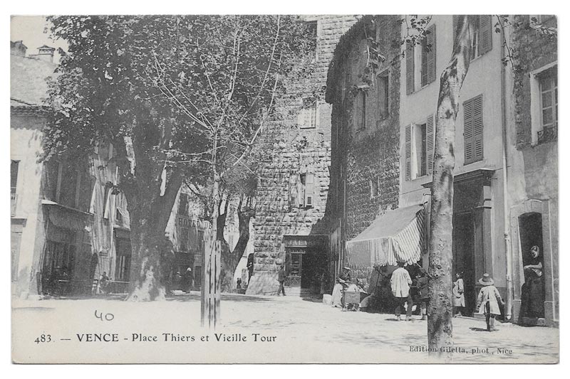 Carte Postale Vence